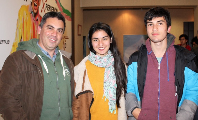 Luis Alberto, Pilar e Ignacio Viada.