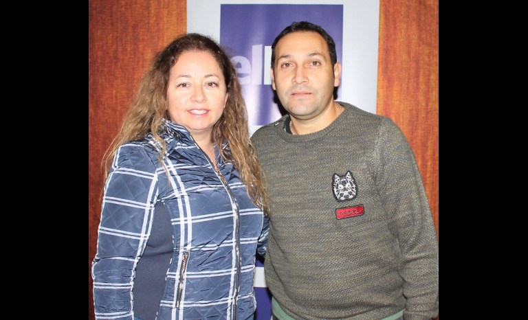 Yarela Campos y Luis Vera.