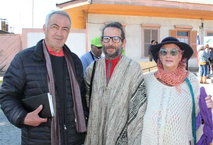 Juan Valdivia, Marcelo Palma y Patricia Lavín.