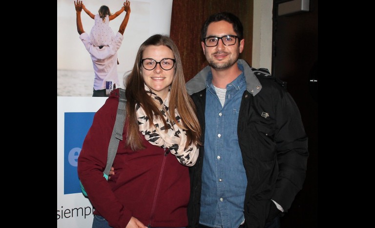 Carolina Navarro y Eduardo Contreras.