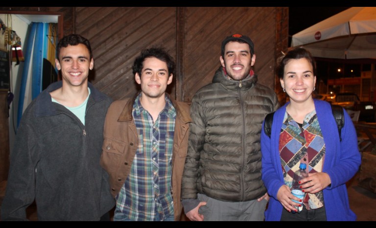 Tomás Espinosa, Nicolás Araya, Ignacio Araya y Bernardita Cuadra.