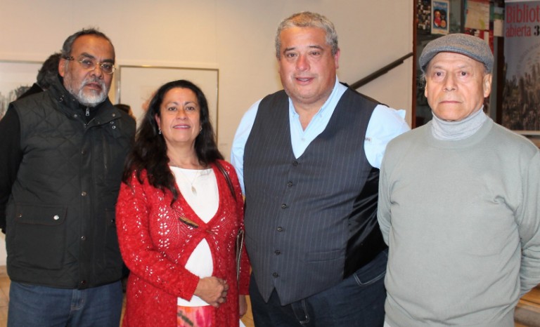Audé Gutiérrez, Lorena Troncoso, Pablo Campos y Ramón Molina.