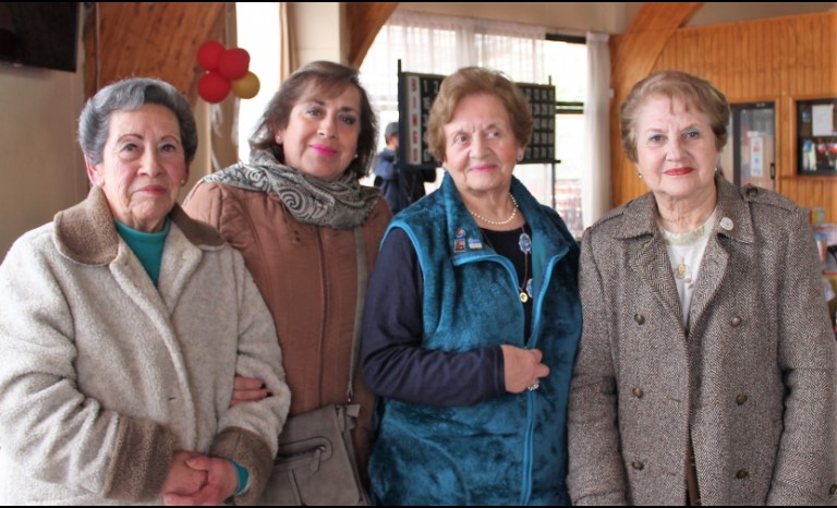 Genoveva Elgueta, Janina González, Sonia González de Sepúlveda y Sarita Pupkin.