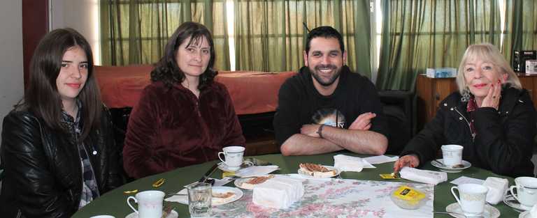 Constanza Carrera, Escarla Ponce, Felipe Bujes y Ana María Rodríguez.