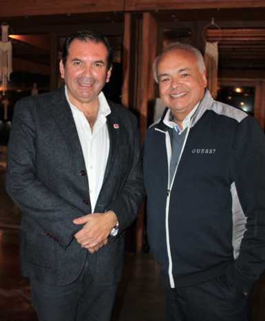 Marcos Carrasco, presidente Directorio FLR Región de Coquimbo, y Álvaro Salas, colaborador de FLR.