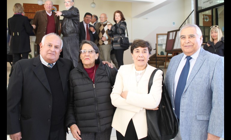Carlos Boin, Anita Flores, Úrsula Albrecht y Mario Ibacache.