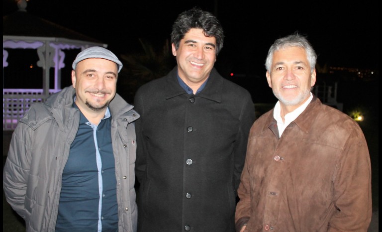 Francesco Di Mille, Cristian Vine y Dinko Koscina.