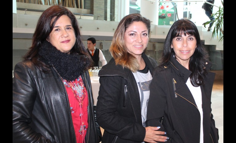 Macarena Salas, Sandra Saldaño y Carolina Alcayaga.
