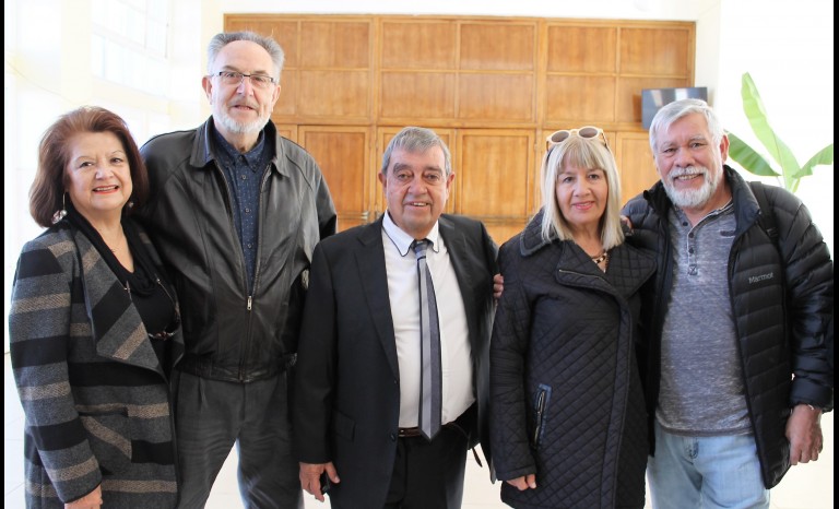 María Gabriela Naranjo, Enrique Kähs, Félix Geraldo, Nelda Ricart y Domingo Araya.