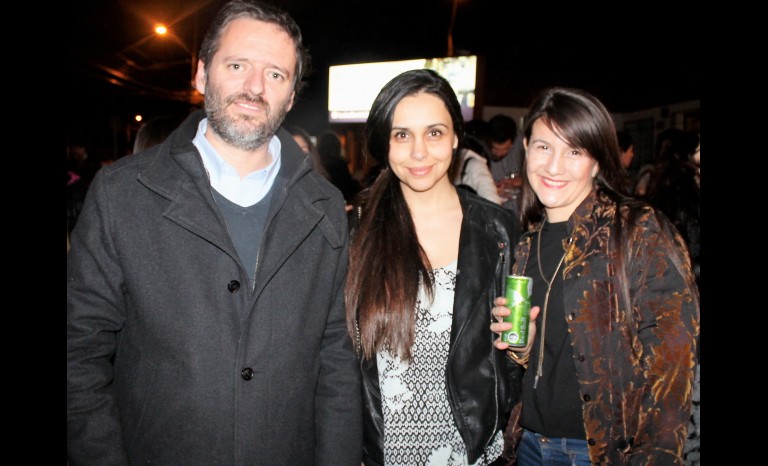 Nicolás Puga, Pamela Contreras y Maricel Rojas.