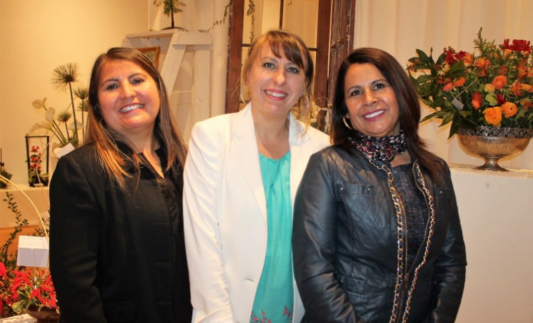 Valeria Zepeda, Lidia Torres y Marjorie Eterovic.