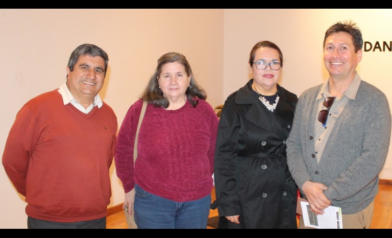 Héctor Pinto, Delia Muñoz, Mary-Carmen Inostroza y Fernando Ascui.