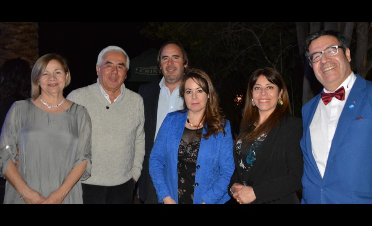 Laura Cerda, presidenta Cámara de Turismo Región Coquimbo; Rolando Campos, Jaime Sarah, Tanía Díaz, Paola Santander y Hernán Julio. 