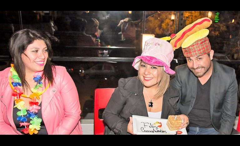 Bárbara Shee, Verónica Guerrero y Claudio Troncoso.