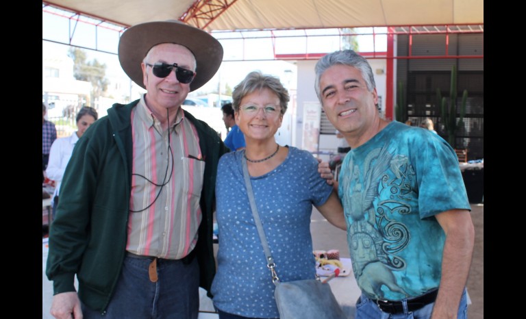 Jorge Schwember, María Luisa Arroyo y Aldo Railef.