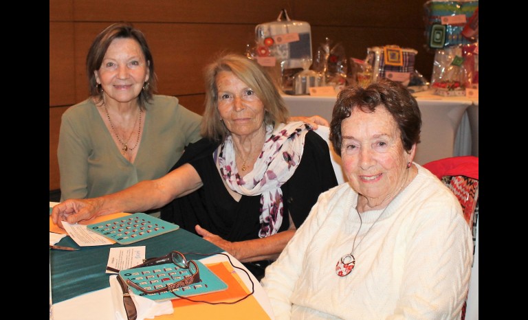 María Govorcin, Sofía Andueza y Begoña Argaluza.