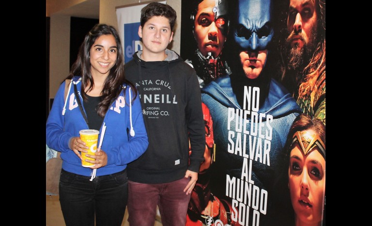 Melany Fuentes y Gonzalo Rojas.