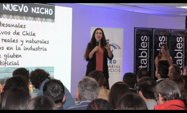 Carolina Echenique, expositora.