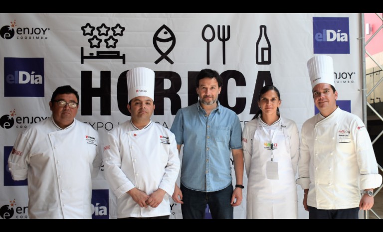 José Miguel Rodríguez, Miguel Ángel Provoste, Franklin Carpenter, director nacional Escuela Hotuga; Macarena Rodríguez y Sebastián Salas.