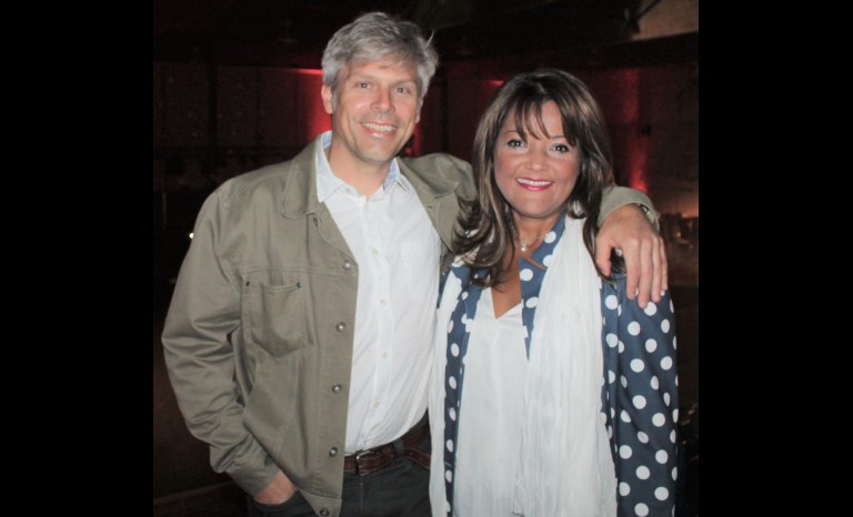 Michiel van der Hoeven y Laura Alonso.