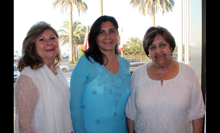 Betty Salamanca, Mónica Gutiérrez y María Cristina Carrillo.