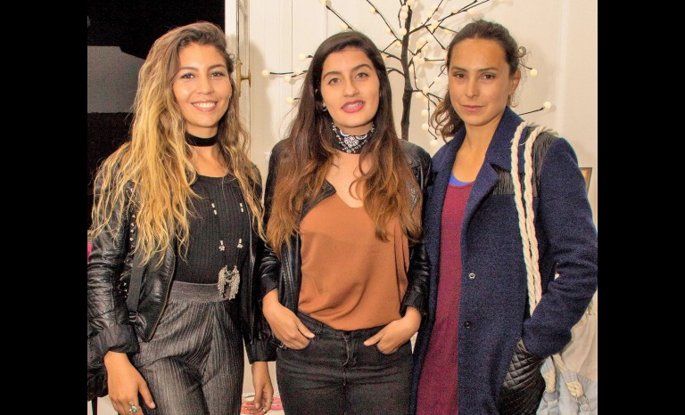 Colomba Romero, Catalina Ramos y Daniela Moreno.