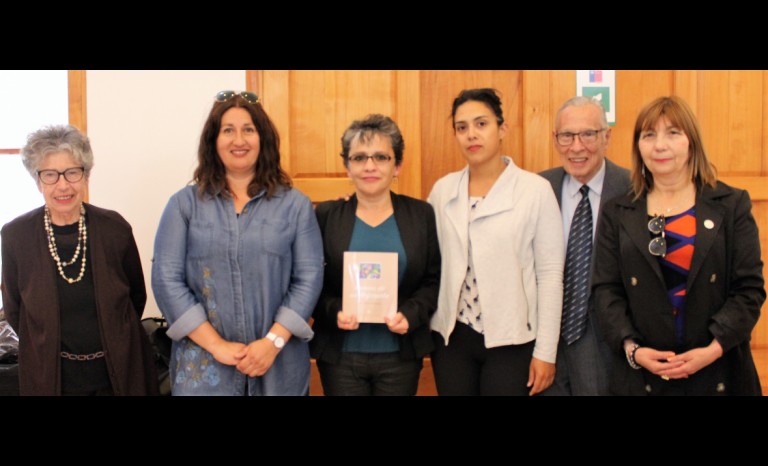 Raquel Sánchez, Carolina Aranda, María Soledad Salgado, Paulina Videla, Guillermo Rivera y Susana Rigollet.