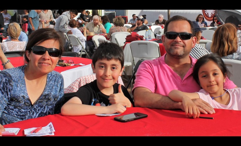 Fanny Rodríguez, Maximiliano Araya, Miguel Palma y Konstanza Araya.