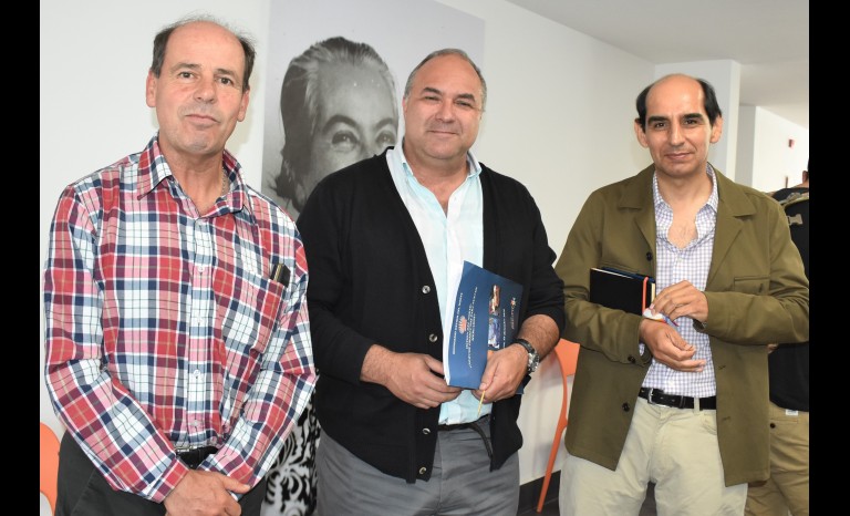 Gonzalo Alcalde, Hans Schurter y Sebastián Callejas, empresarios ostioneros.
