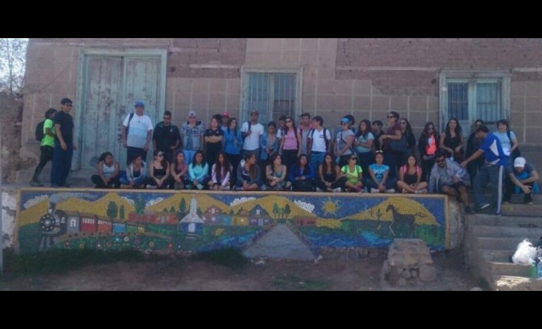 Alumnos de la Universidad de La Serena en Las Rojas