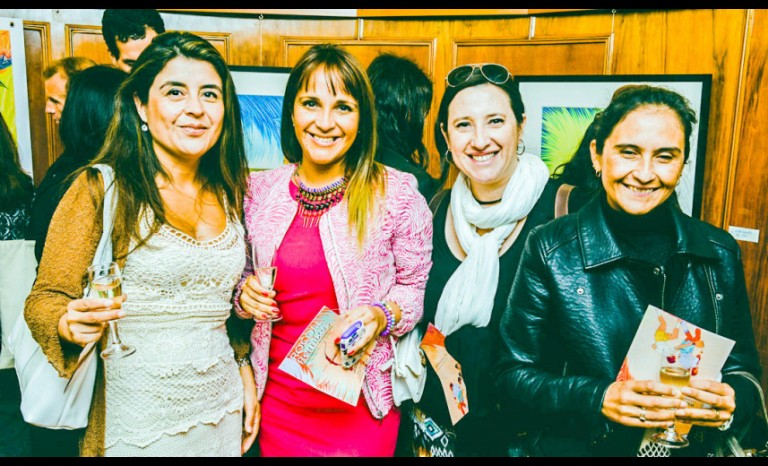 Pamela Trigo, Karen Dinamarca, Marizella Gambel y Margarita Silva.