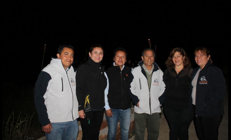 Sebastián Rojas, Carmen Gloria Martínez, Marcos Aracena, Rodolfo Marín, Fabiola Rojas y Gina Videla.