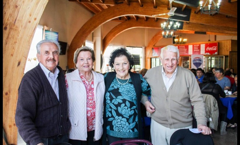 Omar Jara, Olga Rivera, Ester Morgues de Dueñas y Moreno Dueñas.