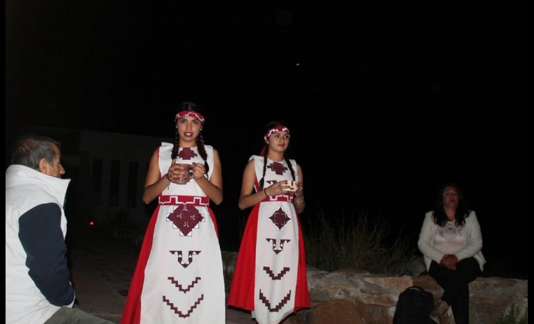Representación de ritual de cosmovisión Andina, “Chicha Sagrada”, en Obsevatorio Collowara de Andacollo.
