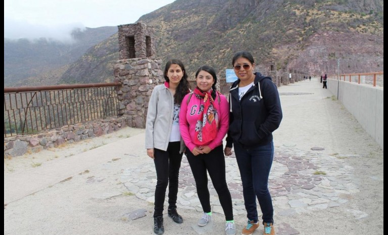 Jeannete Vásquez, María José Gamboa y Karen Argüelles.