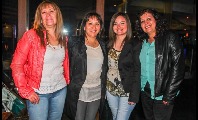 Alejandra González, Marcela Lagos, Natalia Lagos y Mónica Segovia.