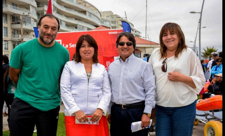 Arturo Díaz, Cecilia Tirado, Eduardo Lara y Ana Castillo.