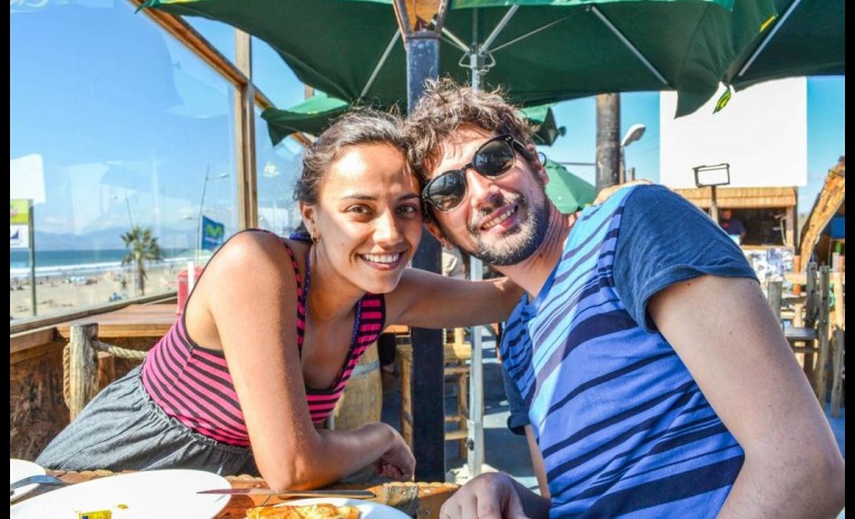 Pamela Ebmer y Benjamin Serbern.