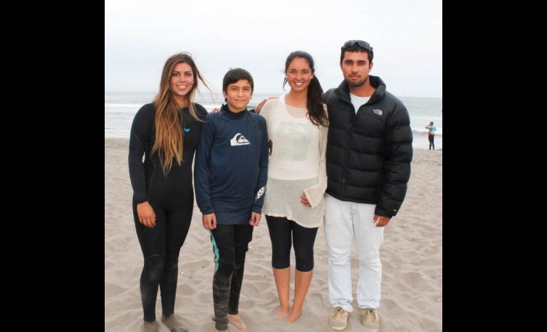 Camila Olivares, Manuel Pizarro, Paula Zamora y Luis Tamblay. 