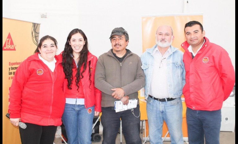 Carolina Núñez, Fernanda Peña, Luis Vega, Guillermo Gallardo y Eduardo Plaza.