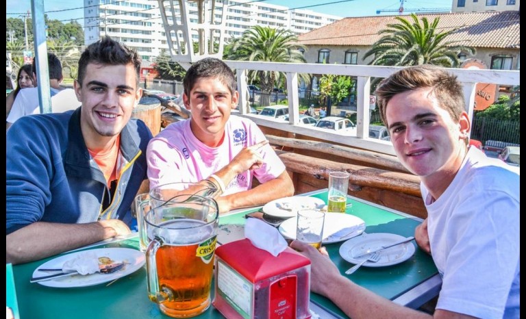 Charly Gutierrez, Ignacio Pruakin y Gonzalo Gutierrez.