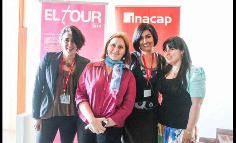 Consuelo Parot, Verónica García, Maricarmen Torrealba y Andrea Castillo.