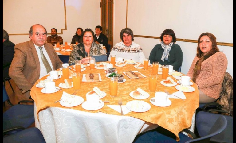 Daniel Calixto, Fulvia Flores, Lidia Fuentes, María Trigo y Dánisa Flores.