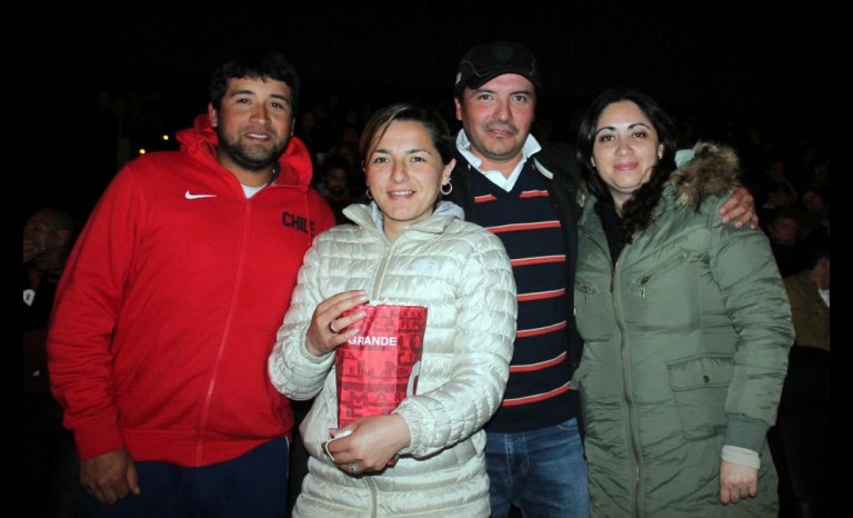 Erik Vergara, Inés Pizarro, René Pizarro y Sandra Díaz.