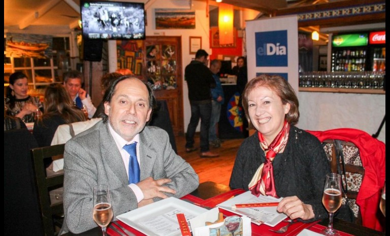 Ernesto Jorquera y Eugenia Ortiz.