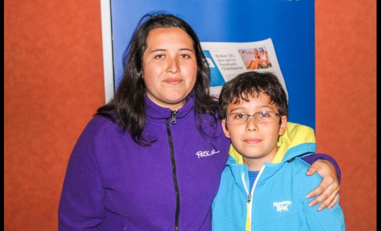 Fernanda y Benjamín Salinas.