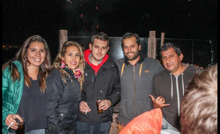 Flavia Rivera, Daniela Silva, Christopher Mora, Matías Muñoz y Felipe Heredia.