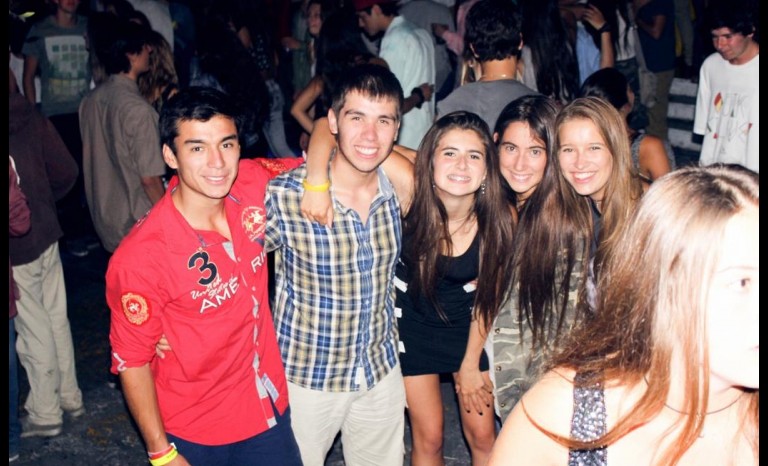 Francisco Araya, Diego Aguilera, Maureen Burns, Carla Peppi y Josefa Baumann.