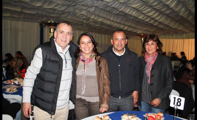 Gonzalo Zavala, Patricia Rojas, Víctor Santander y Pilar Carrasco.