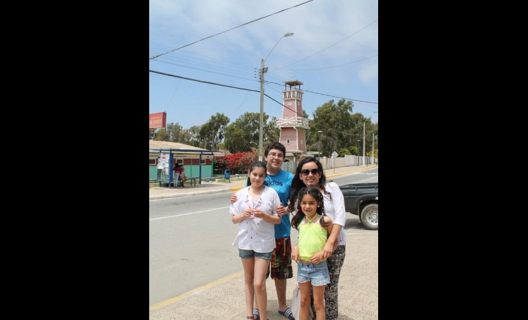 Isidora Palma, Julio Palma, Viviana Álvarez y Noelia Mosquera.